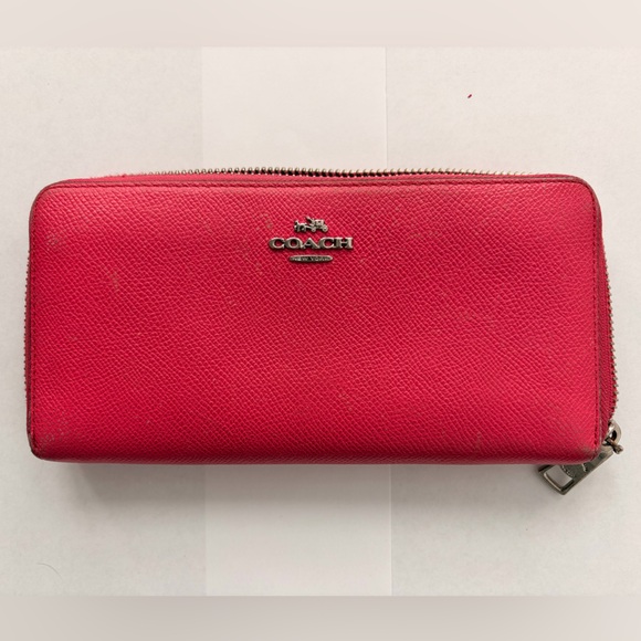 2 Coach Clutch!Coach Tan and Brown (Excellent), Coach Pink (Good) - Picture 11 of 16